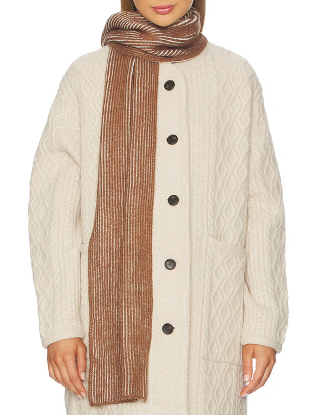Varley Deville Pleated Scarf